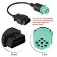 thumbnail image 1 of PVC Diagnostic Scanner Adapter, Easy To Use PE Material Truck Diagnostic Cable, Outdoor For Car Engine Home, 1 of 8