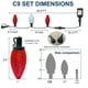 thumbnail image 2 of Cadena de luces Dazzle Bright C9, 100 LED, 20 m, resistente al agua, RGB, 2 of 8