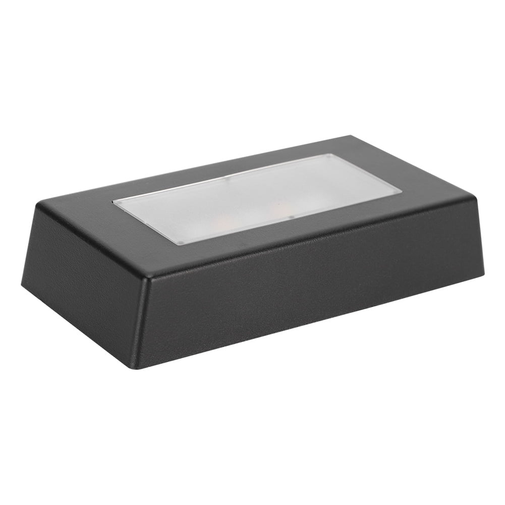 Socle Lumineux LED Pour Cristaux Et Bijoux - Base Ronde, 2 Lumières, Changement De Couleur, Alimentation USB/piles