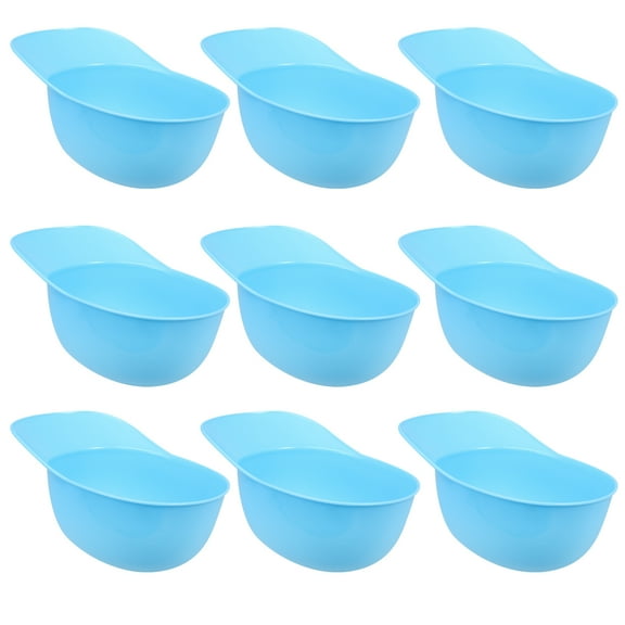 GAXIRE Baseball Hat Bowls Sky Blue 10Pcs 5.5X3.5X2.6In
