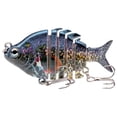 thumbnail image 3 of Bassdash SwimPanfish 2.5”/0.34oz Hard Bluegill Swimbaits Multi Jointed Topwater Trout Bass Fishing Crank Lure for Freshwater and Saltwater, 3 of 8