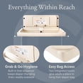 thumbnail image 5 of Foundations Ultra Horizontal Baby Changing Station, EZ Mount Backer Plate Included, Off-White (200-EH-08), 5 of 11