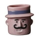 thumbnail image 5 of Maceta pequeña de cerámica con diseño de dibujos animados, ideal como regalo de inauguración de la casa. Hombre rosa, 5 of 8