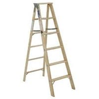 5 ft Michigan Stocky Wood Step Ladder