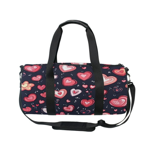 BZSMCE Bucket Sports Bag Creative Heartfelt Whimsy Pattern Casual Simple Bag