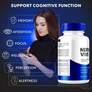 (2 Pack) NervoVive Capsules, Nervo Vive Nerve Health Support Pills, All Natural Potent Supplement, Maximum Strength Formula for Overall Health and Wellness, Official Reviews (120 Capsules)