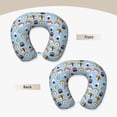 thumbnail image 3 of Gaeub Kawaii Sushi (2) Print Memory Foam Travel Pillow,U-Shaped Neck Pillow,Head Neck Support Airplane Pillow,Flight Pillow for Traveling,Car,Home,Office,Washable Cover, 3 of 8