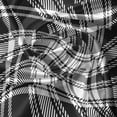 thumbnail image 5 of Ambesonne Abstract Window Valance, British Tartan Pattern, 54" X 18", White Black, 5 of 5