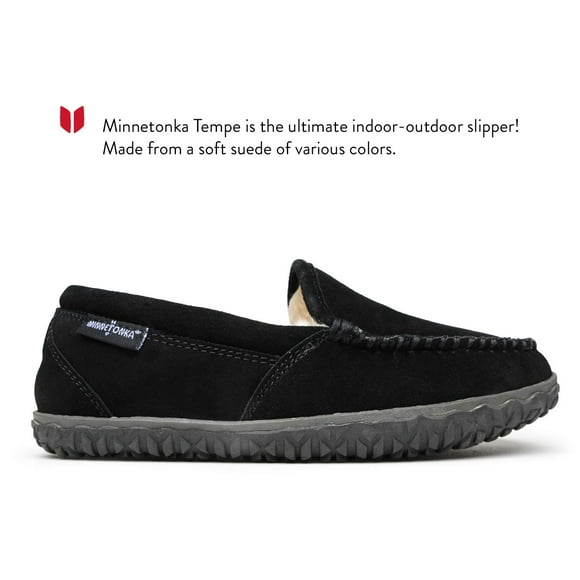 Minnetonka Women's Pile Lined Tempe Moccasin