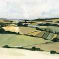 thumbnail image 3 of Barnes, Victoria 12x12 Black Modern Framed Museum Art Print Titled - Patchy Landscape II, 3 of 5