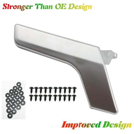 CF Advance For 08-14 Mercedes-Benz C-CLASS W204 X204 Left Driver Side Matte Silver Inside Interior Door Handle Repair Kit 2008 2009 2010 2011 2012 2013 2014