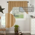 thumbnail image 3 of VHC Brands Simple Life Flax Khaki Country Farmhouse Window Curtain Swag Set of 2 36x36x16, 3 of 7