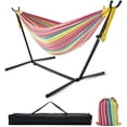 thumbnail image 1 of Zupapa Hammock with Stand 2 Person Heavy Duty, Portable Hammock with Stand for Camping and Outdoor, Adjustable Steel Hammock Stand and Double Hammock with Carrying Bag, 550 LBS Capacity., 1 of 7