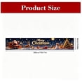 thumbnail image 3 of Christmas Yard Fence Banner Long Festive Decoration with Santa Reindeer for Outdoor Patio Railing Wall Holiday Decor, 3 of 9
