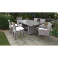 thumbnail image 1 of Florence Patio Rectangulaire Table à Manger 4 Chaises Sans Bras 2 Fauteuils, 1 of 2