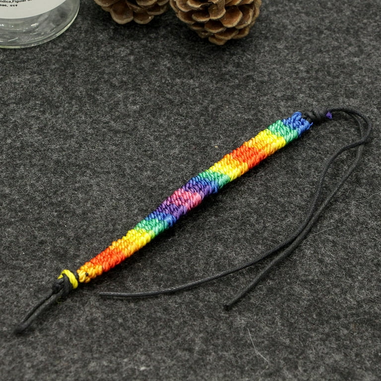 Bracelet Making Kit Strap Hand Seven-color Bracelet Rainbow Color Same-  Bracelets Bracelets for Women 