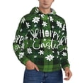 thumbnail image 2 of Sikiie Happy Easter Men's Hoodie, Essentials Hoodie, Sweatshirt, Pullover Hooded Sweatshirt for Men-Small, 2 of 7