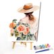 thumbnail image 2 of Kit de pintura por números DIY Girl Hand Oil Art Picture Craft Home Wall Decor (H1440) Hugtrwg Para estrenar, 2 of 9