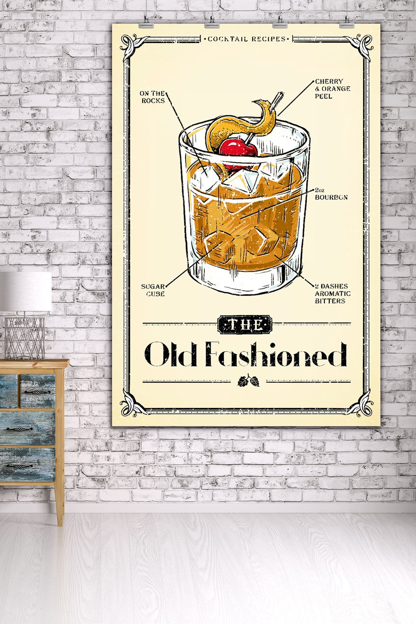 Prohibition Ends Here Drink Up (24x36 Giclee Gallery Art Print, Vivid  Textured Wall Decor) 