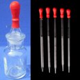 thumbnail image 3 of Jumpingount TOP 1pc pipeta graduada de vidrio bulbo de goma laboratorio escuela experimento cuentagotas dispensación 0,5 ml 1 ml 2 ml 3 ml Tratamientos faciales Rojo 3ml Jumpingount MR5466-04, 3 of 6
