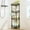 Black, variant on Standing Corner Shower Caddy - 4 Tier Shower Organizer Corner with Soap Holder and 4 Hooks, Rustproof Bathroom Storage Shelves with Adhesives, Black