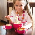 thumbnail image 5 of Innobaby Din Din Smart Stainless Steel 11 oz Feeding Bowl with Handles for Babies, Toddlers and Kids. BPA free, Green, 5 of 9