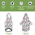 thumbnail image 6 of Honeii Panda And Rose Print Small Dog Hoodies Pet Hooded Sweatshirts Fall Winter Puppy Cat Sweaters Warm Clothes for Small Dogs Outfits Costume-Small, 6 of 7