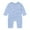Blue1098, variant on MEZZALL Toddler Newborn Infant Baby Pajamas Long Sleeve Rompers Jumpsuit Solid Color For Boy Girls Comfort Baby Wear