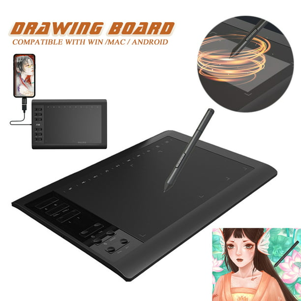 puppy Performance shuttle G10 USB Digital Graphic Tablet Drawing Writing Pad with Pen Quick Reading  Tools - Walmart.com