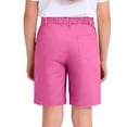 thumbnail image 5 of Teen Girls Pink Breathable Boys School Uniform Pants Girl Summer Clothes 15-16 Years, 5 of 7