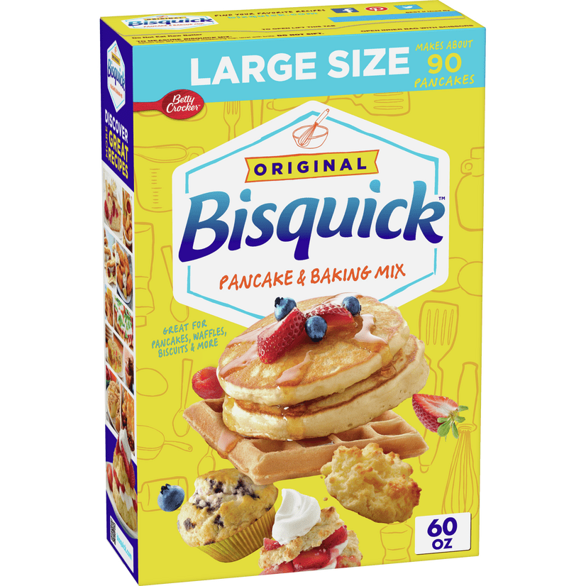 Betty Crocker Bisquick Pancake and Baking Mix, 60 oz