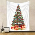 thumbnail image 2 of Uutvery Christmas Tree Tapestry Wall Hanging Home Decor Indoor Outdoor for Living Room Bedroom Dorm Decor Beach Blanket Picnic Throw Sofa Cover Xmas Party Supplies 51x59 Inches, 2 of 9