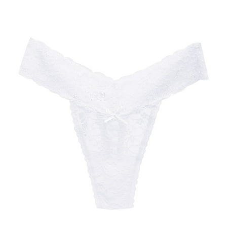 

Zuwimk Womens Panties Women s No Pinching No Problems Cotton Lace Hipster Panty White XXL