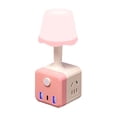 thumbnail image 2 of Multifunctional LED Desk Lamp with Power Strip – Wall Plug Night Light with USB A USB C Outlets – Touch Control Dorm Room Office Bedside Lamp, 2 of 8