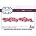 thumbnail image 1 of Creative Expressions Mini Craft Dies par Sue Wilson-Wishes d'Anniversaire Shadowed Sentiments CEDSS035, 1 of 1