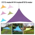 thumbnail image 3 of Outdoor Sun Protection Triangle Sunshade Canopy Garden Swimming Pool Tarpaulin, 3 of 8