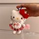 thumbnail image 1 of hello Cartoon Red Glasses Apron Keychain Plush Toy Backpack Doll Plush Keychain for Women Style 28, 1 of 2