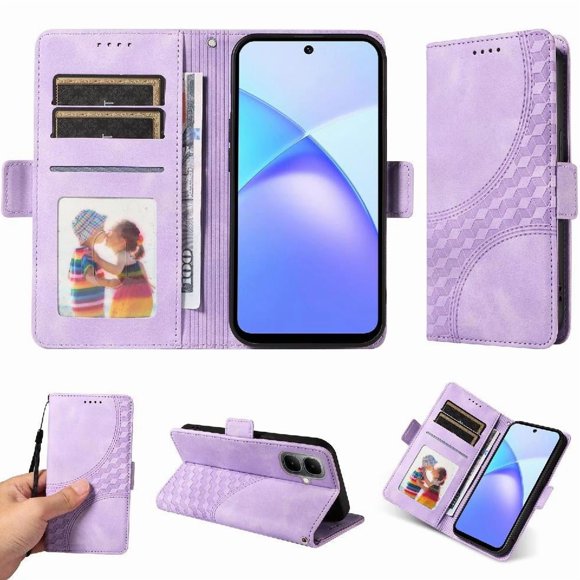 Funda GANGXUN para Infinix smart 10 4G con diseño acolchado elegante, cuero PU, protección total y ajuste preciso