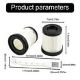 thumbnail image 3 of 2/4pcs Filters For Girnoor G160&G165 For Afoddon A300 For Fabuletta FSV101/FSV001 Vacuum Cleaner Accessories Household Parts, 3 of 11
