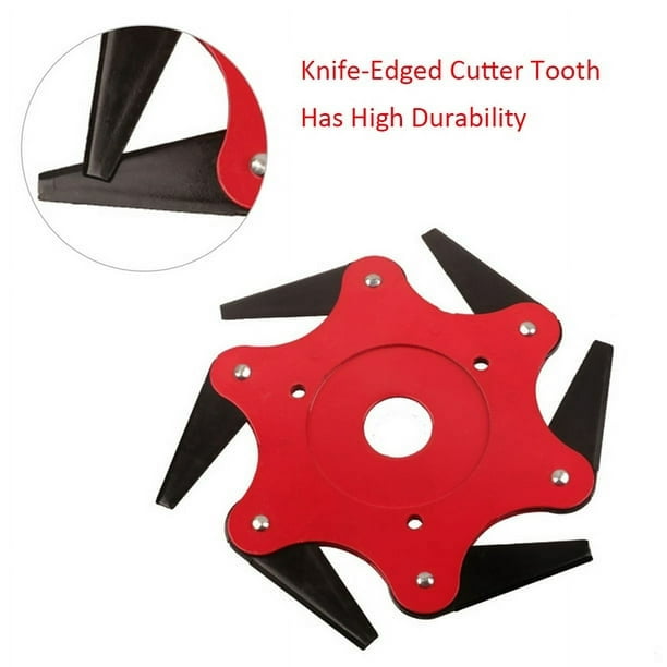 6 steel sale blades garden trimmer
