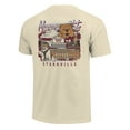 thumbnail image 3 of Men's Image One  Natural Mississippi State Bulldogs Comfort Colors Hand-Drawn Campus Stack T-Shirt, 3 of 3