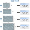 thumbnail image 4 of Upgraded Dog Self Cooling Mat Ice Silk Chill Pads for Small Medium Large Dogs Summer Reusable Pet Training Pad Absorbent Non Slip Mat for Kennels, Crates & Beds,X Large 28IN x 47IN, 4 of 5