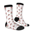thumbnail image 2 of Goofa Different Mushrooms Printed Men's Crew Socks, Soft Durable Breathable Moisture-Wicking with Odor Control Cotton socks, 2 of 9