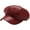 Red, variant on CoCopeaunts Newsboy Hats for Women Octagonal Cap Female Autumn Winter PU Leather Stylish Artist Painter Newsboy Caps Beret Hat