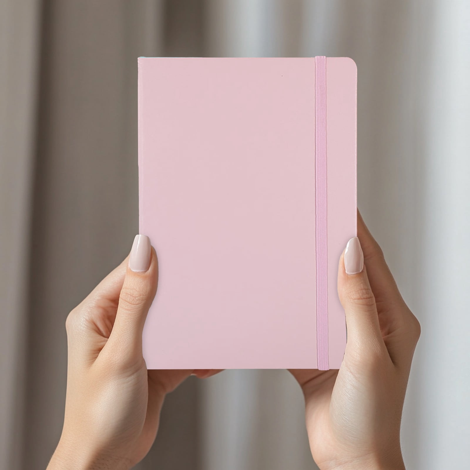 VKLU 3 Pack A5 Lined Notebooks, Aesthetic Vegan Leather Hardcover Journals for Academic Study & Business, 160 Pages Ink-Proof Writing Pads, Assorted Colors