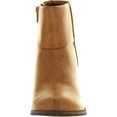 thumbnail image 3 of Reneeze Womens Baba-03 Fashion Comfy Stacked Chunky Heel Side Zipper Ankle Bootie, 3 of 4