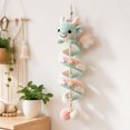 thumbnail image 2 of Beginner Friendly Dragon Crochet Kit, DIY Enchanted Dragon Spiral Hanging Ornament with Yarn, Hook, Beads, Stuffing & Pom-poms, Handmade Craft Set for Wall Window Car Decor and Gift, 2 of 8