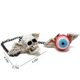 thumbnail image 3 of Teissuly Skeleton Car Pendants 2pcs Skull Pendant Skeleton Car Accessories Outdoor Decorations Outdoor Wall Hanging Decor Funny Skeleton Hanger Halloween Props Horror Teissuly WER202310060591, 3 of 9