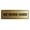 Brushed Gold, variant on Signs ByLITA Standard We Work Hard Sign (Black) - Small
