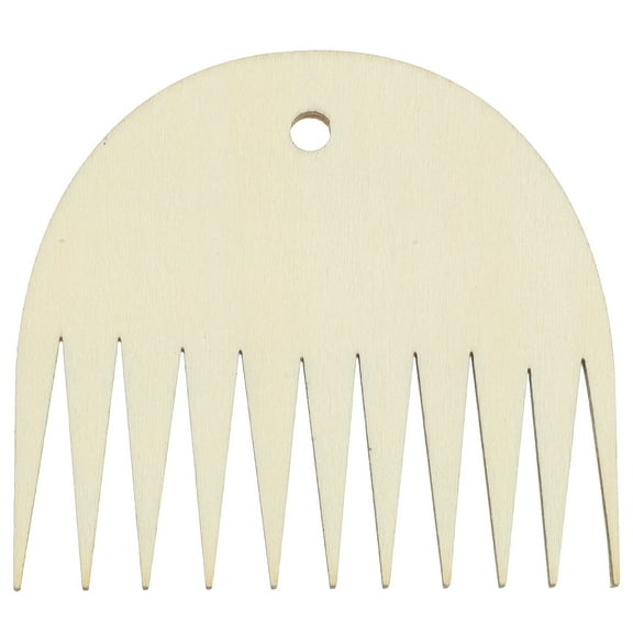 WASHWEPE Tapestry Weaving Tools Beige 1Pcs 3X2.8In